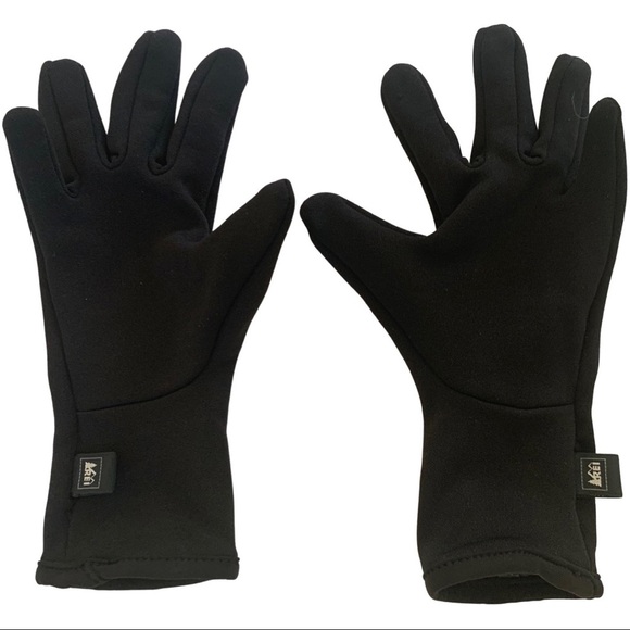REI Other - REI Kids Glove Liners Lightweight Stretch Black